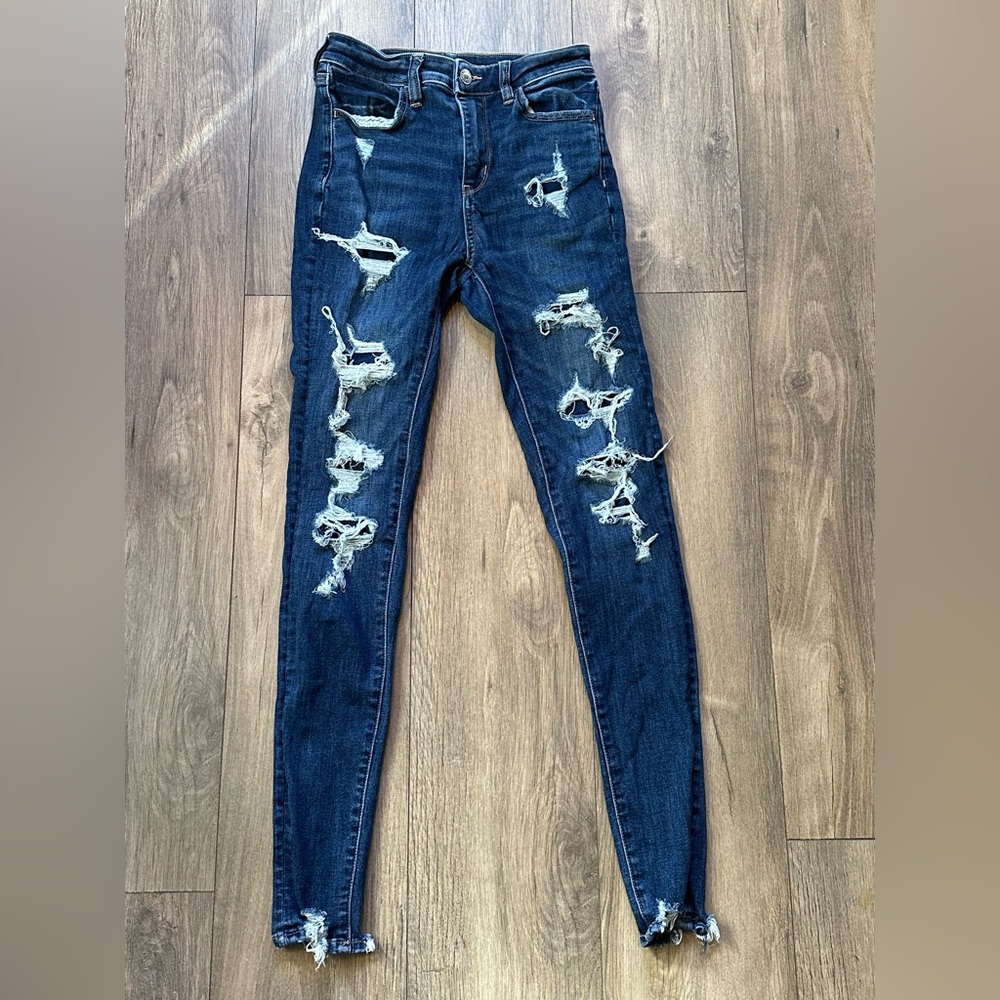 American Eagle Super Hi-Rise Jegging size 2